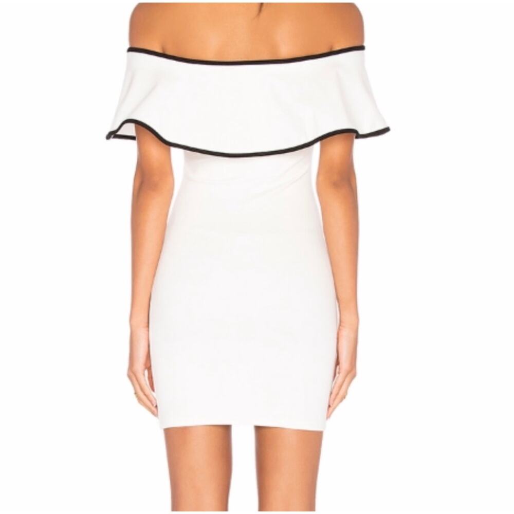 By the Way white dress with black trim size S - Picture 2 of 7